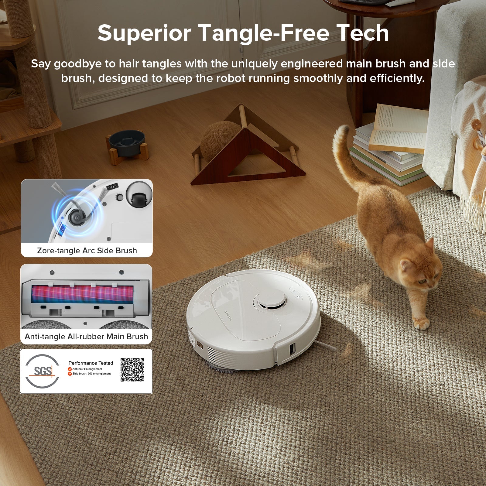 Roborock QV 35A Robot Vacuum with Multifunctional Dock