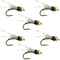 Beadhead Olive 3 Dollar Dip Serendipity Wet Fly Fishing Flies - 6 Flies Hook Size 16