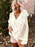 Open Knit Hooded Sweater