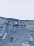 Patriotic Distressed Denim Shorts