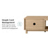 Mueble de TV escandinavo con estructura de láminas Reema Arundo