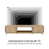 Mueble de TV escandinavo con estructura de láminas Reema Arundo