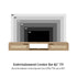 Mueble de TV flotante de dos puertas Hamkke Boho