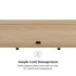Mueble de TV moderno Tromso de 2 puertas para televisores de hasta 65”