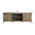 Mueble de TV con puerta de granero