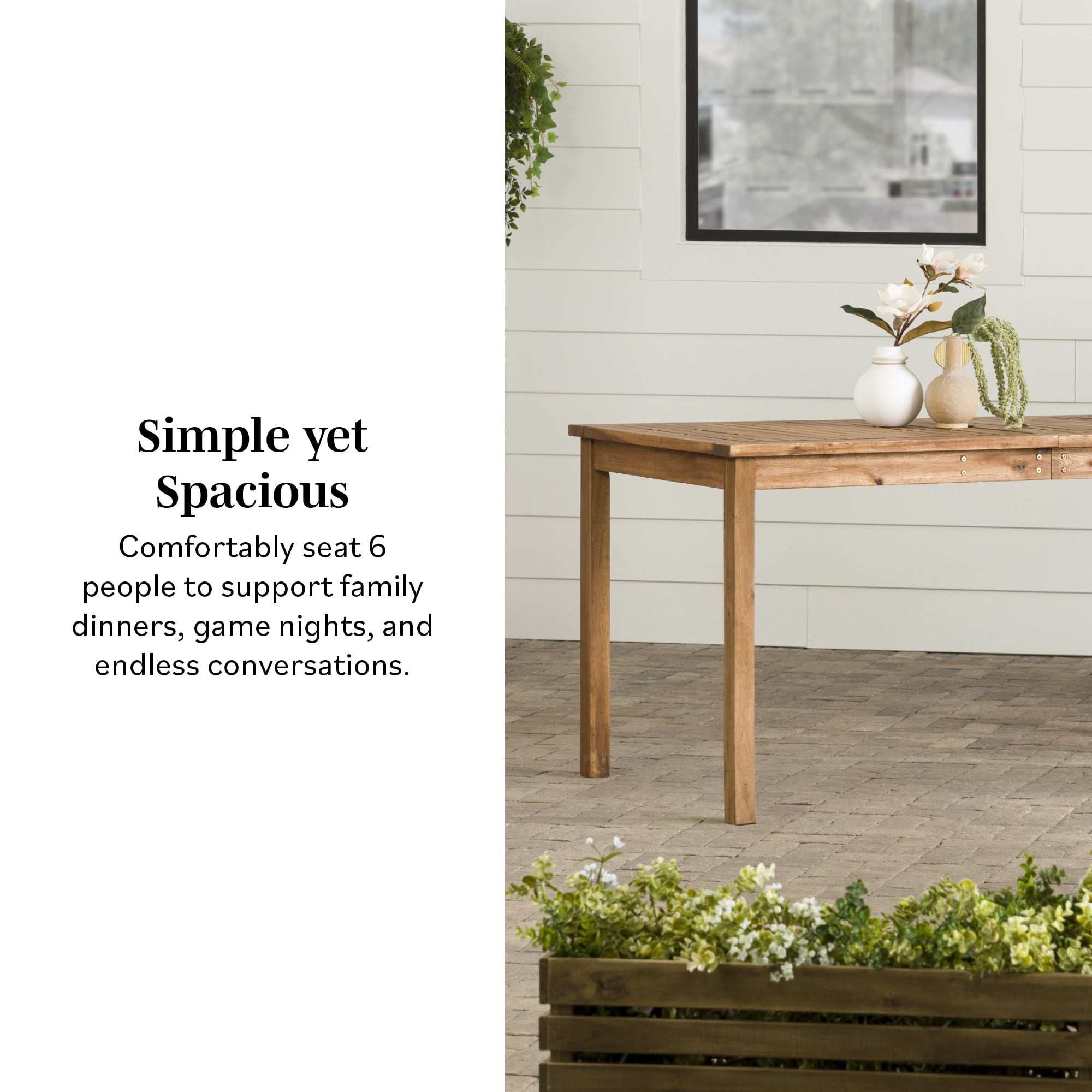Mesa de comedor para patio Crosswinds