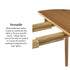 Mesa de comedor extensible Damsel de mediados de siglo
