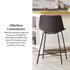 Colección de asientos industriales de piel sintética Xuma Urban (silla de comedor o taburete de bar), juego de 2