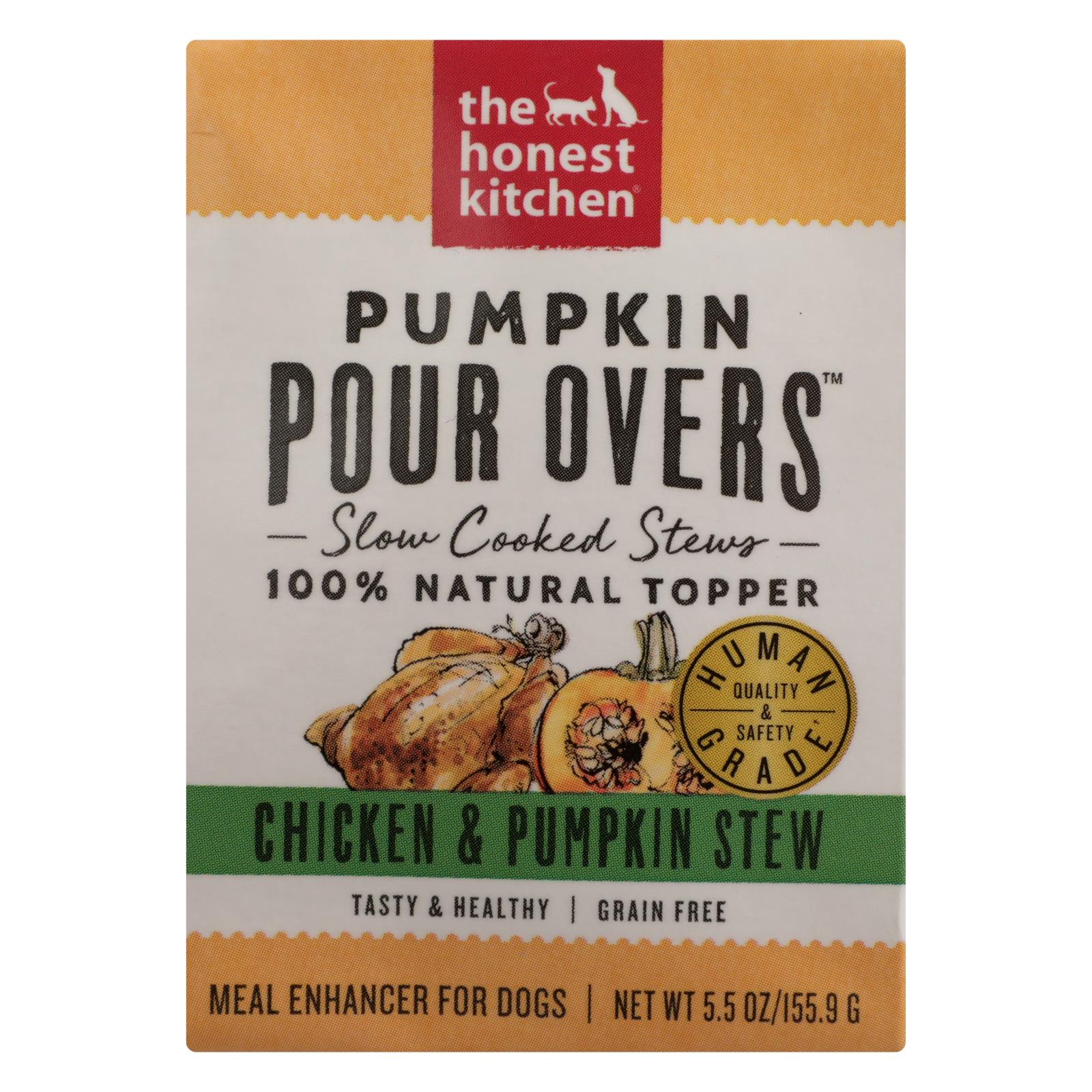 Comida para perros The Honest Kitchen, papilla de pollo y calabaza (12 unidades, 157 g)