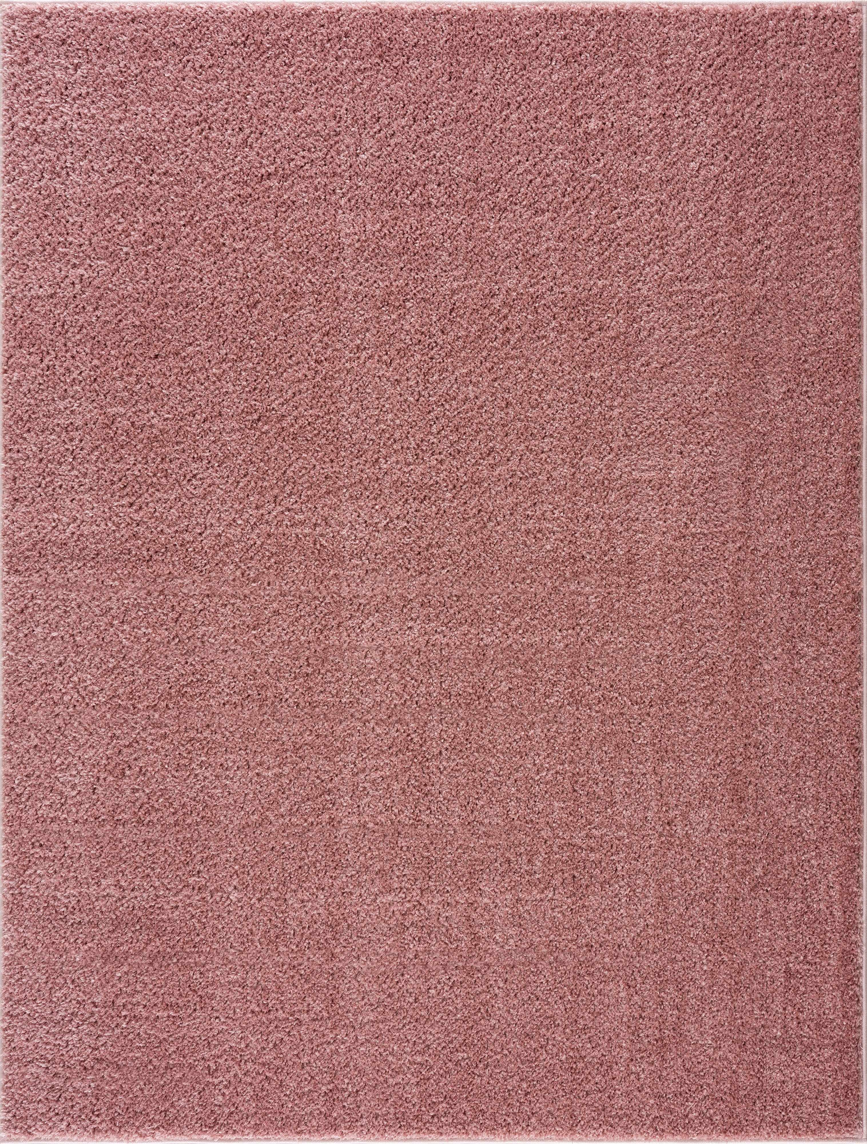 Alfombra lavable de felpa rosa Judy - Liquidación