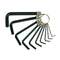 Teng Tools 10 Piece Black Metric Industrial Grade Hex Key / Allen Wrench Set (1.5mm - 10mm) - 1425