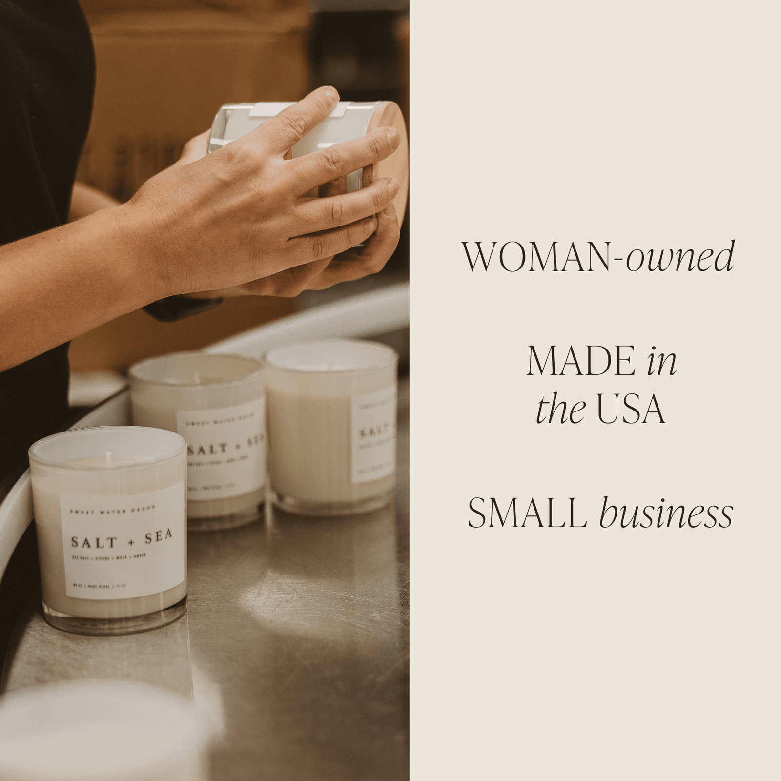 Gingerbread and Spice Soy Candle - White Jar - 11 oz