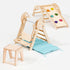 4 in 1 Montessori Climbing Set: Pikler Triangle, Arch, Slide Board, and Cushion for Toddlers (1–3 Years)