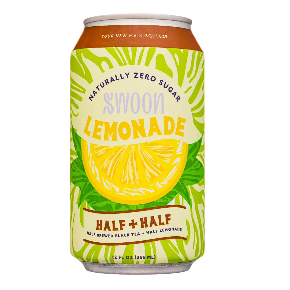 Té de limonada Swoon Half &amp; Half, paquete de 12 botellas de 12 oz