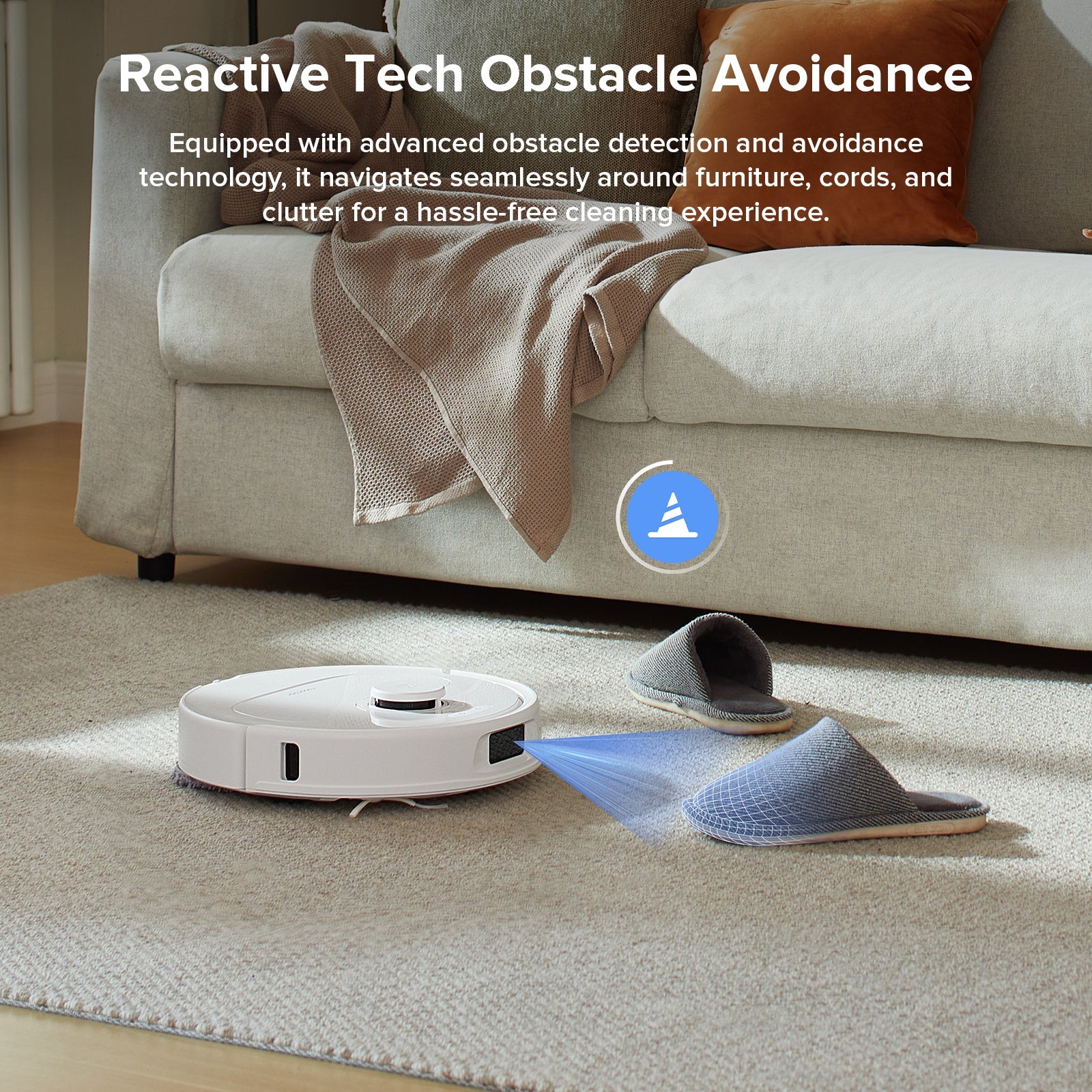Roborock QV 35A Robot Vacuum with Multifunctional Dock