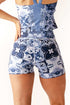 Non-Stop Short - Mosaic In Blue
