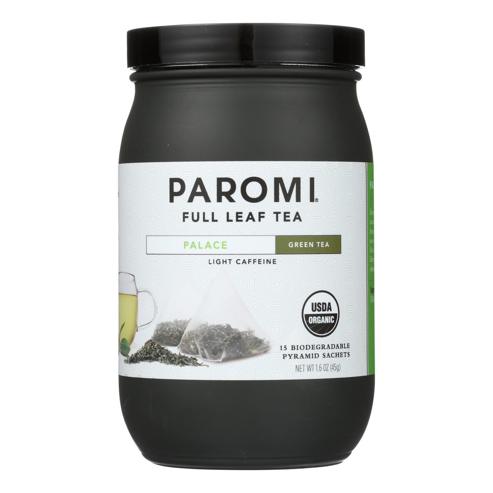 Té orgánico Paromi Tea Palace, caja de 6 (15 unidades)