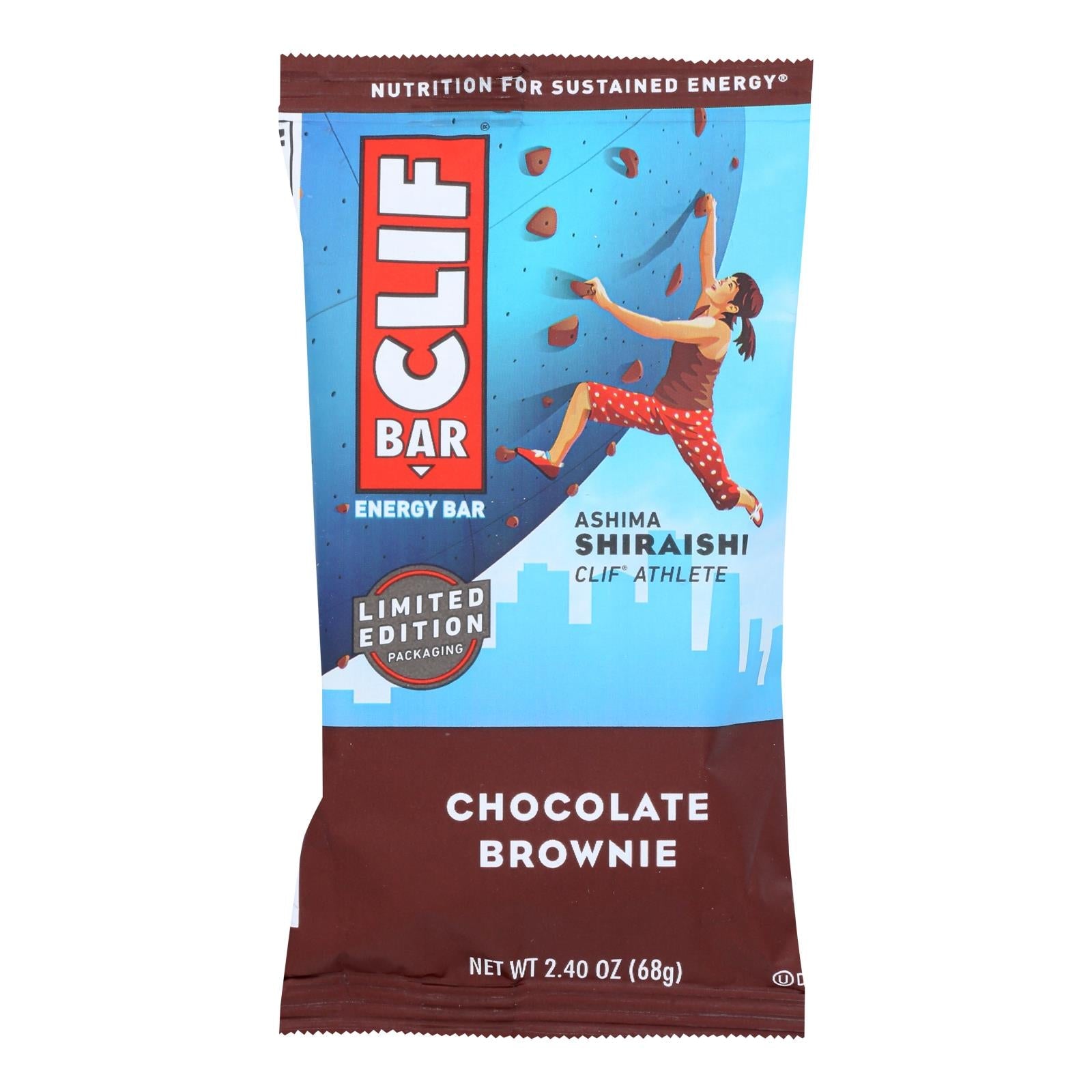 Brownie de chocolate orgánico Clif Bar con 2.4 oz cada uno (paquete de 12)