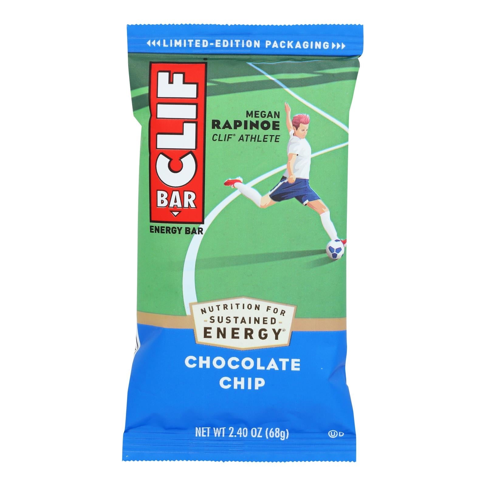 Clif Bar - Barra de chocolate orgánico con chispas, 2.4 oz (paquete de 12)