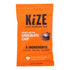 Barra energética Kize Concepts de mantequilla de cacahuete cruda con chispas de chocolate, 1.5 oz, caja de 10