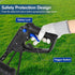 BILT HARD 14" Electric Tiller Cultivator: 10 Amp Motor, Foldable with Adjustable Wheels