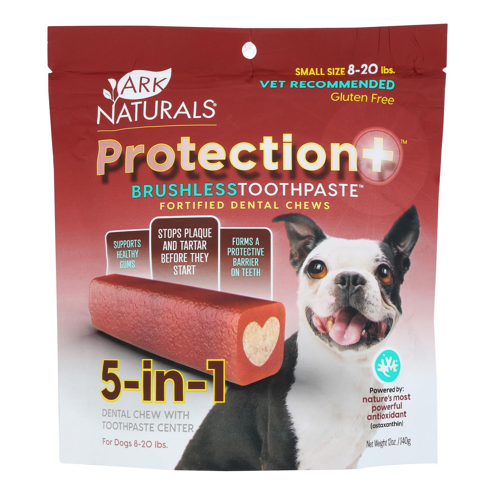 Pasta dental Ark Naturals sin cepillo para perros pequeños - 355 ml, 6 unidades
