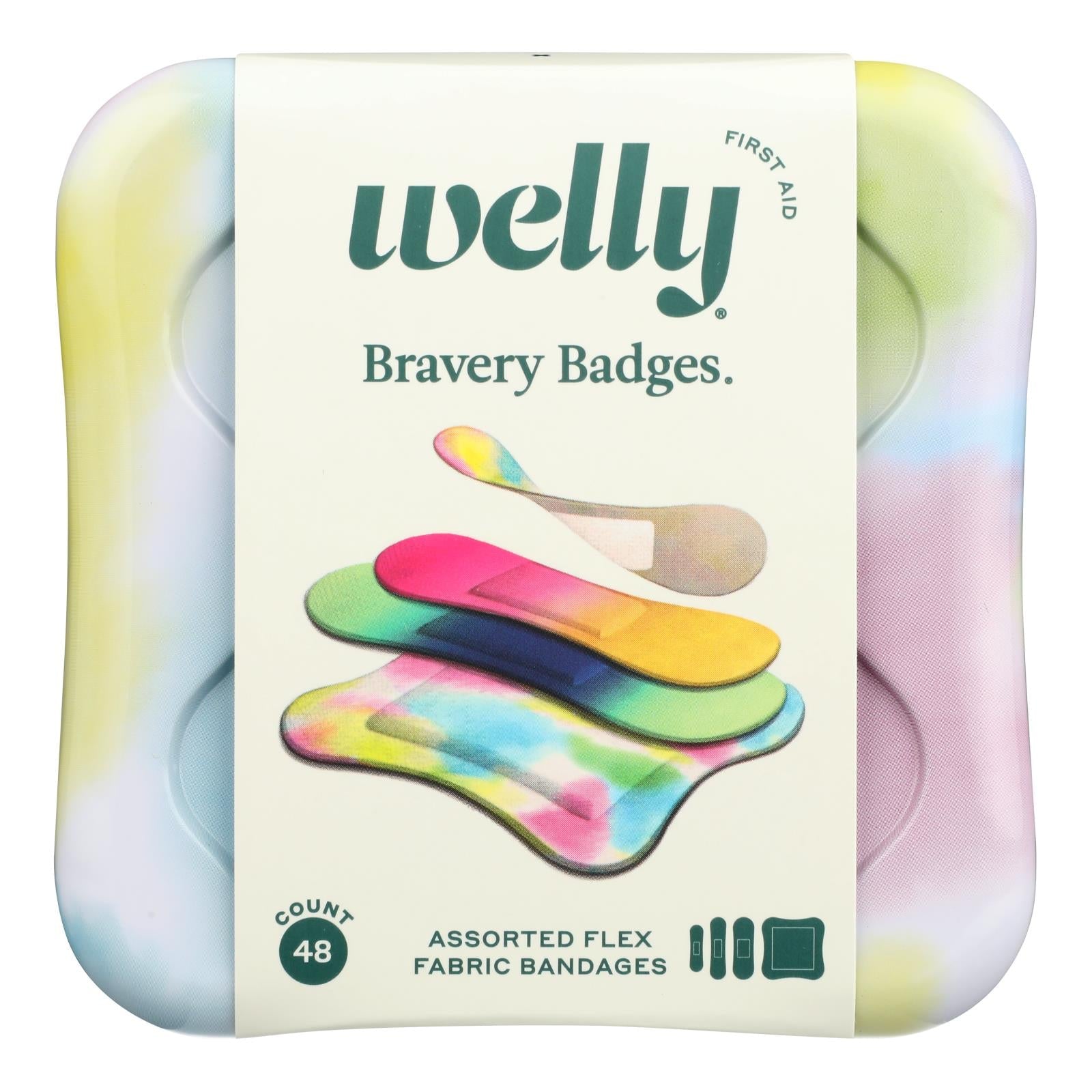 Vendajes Welly First Aid Bravery, colores surtidos, 48 ​​unidades