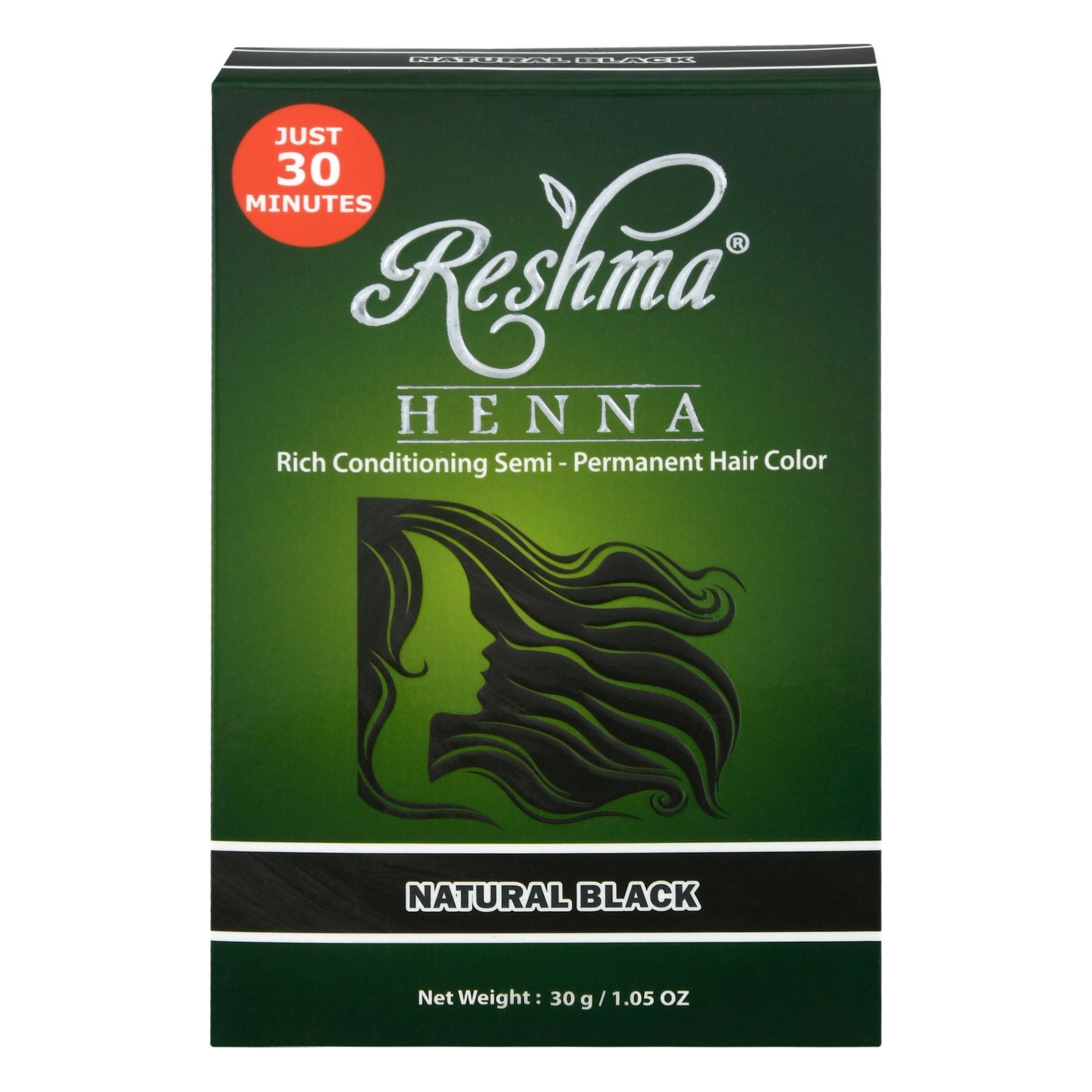 Tinte para cabello negro semipermanente Reshma Beauty - 05 fl oz.