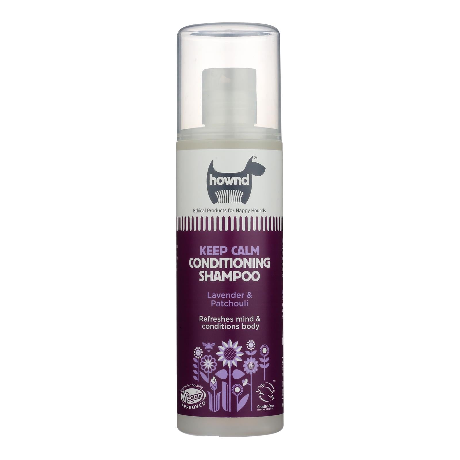 Champú acondicionador Hownd para perros calmantes - 250 ml (paquete de 6)