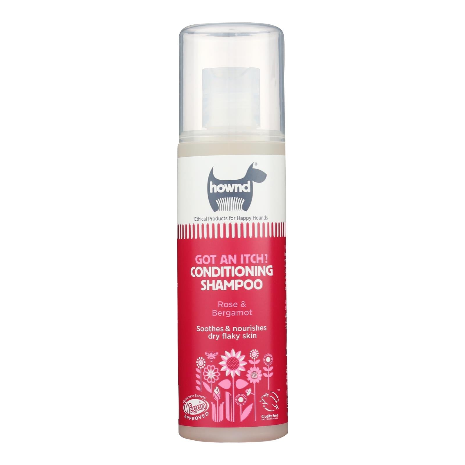 Champú acondicionador Hownd para aliviar la picazón en perros | 8.5 onzas líquidas (paquete de 6)