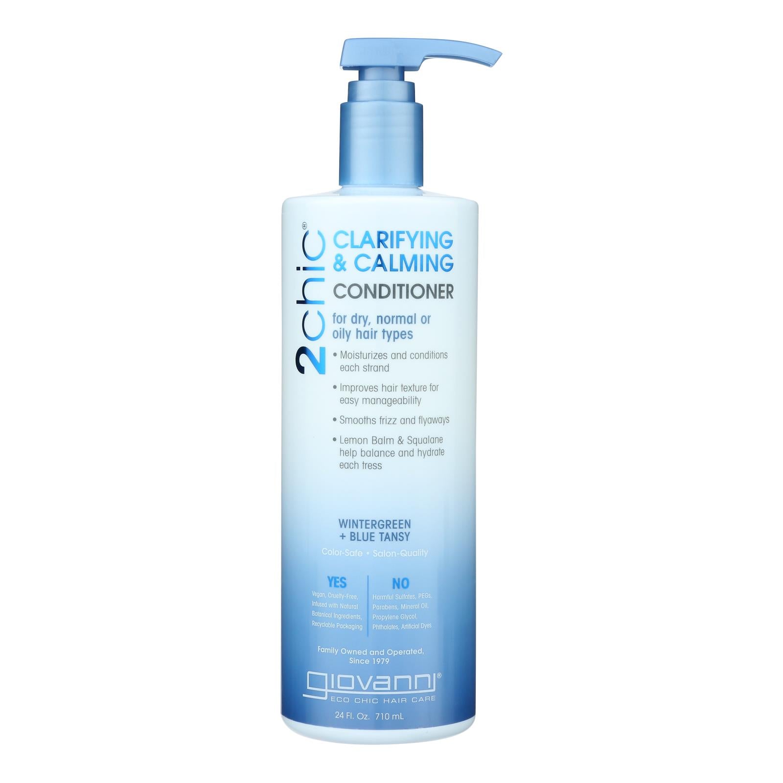 Acondicionador calmante clarificante Giovanni 2chic - 24 oz
