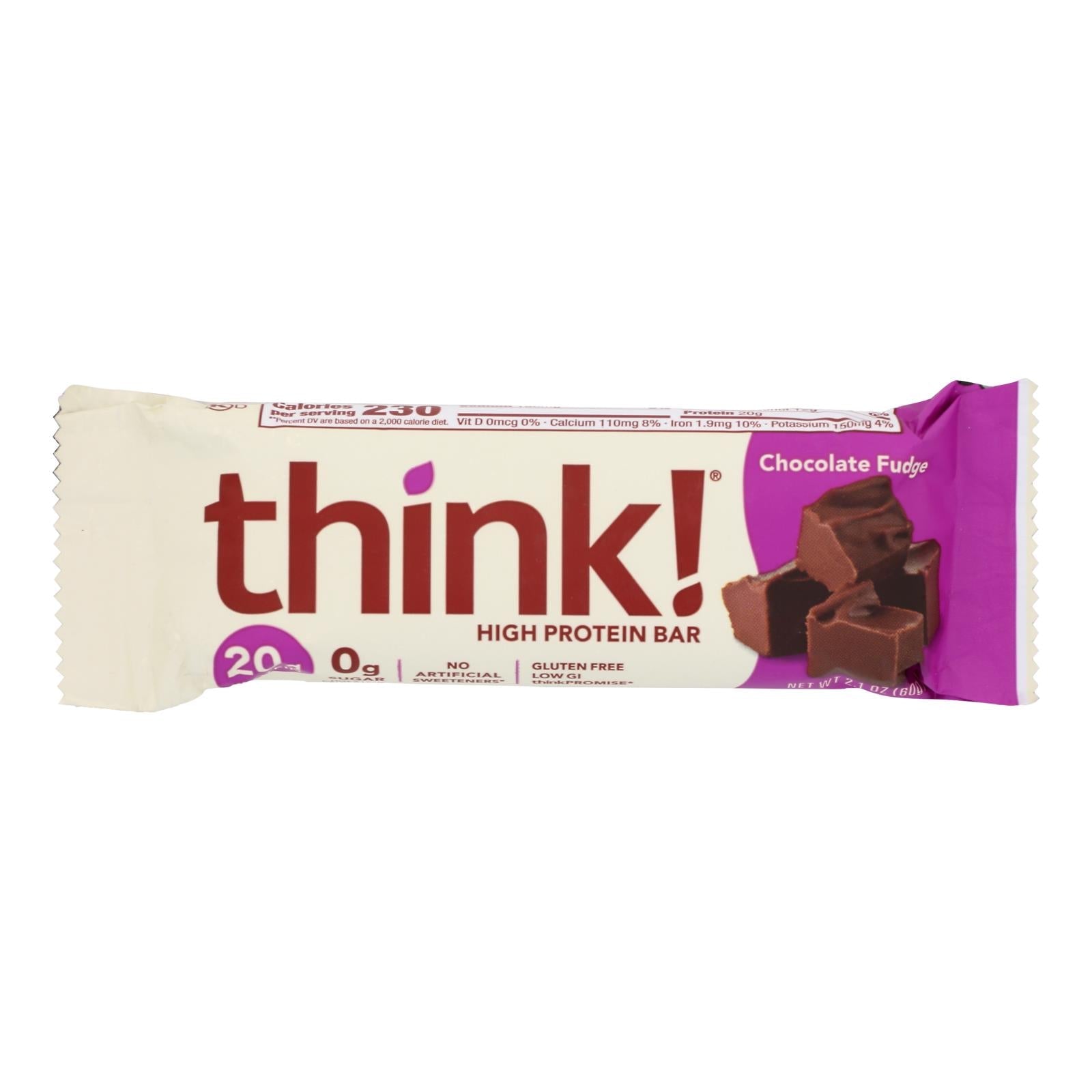 Barra fina de chocolate Think Products - 2.1 oz