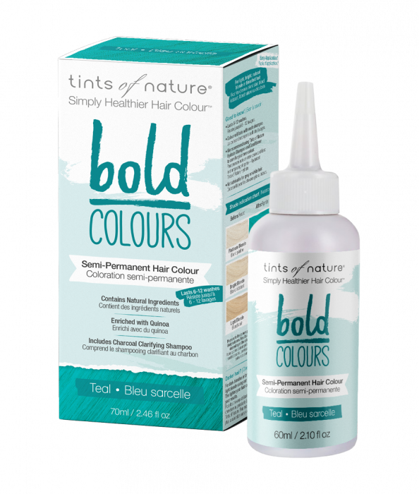Tinte semipermanente para el cabello Tints of Nature Teal - 2.46 fl oz