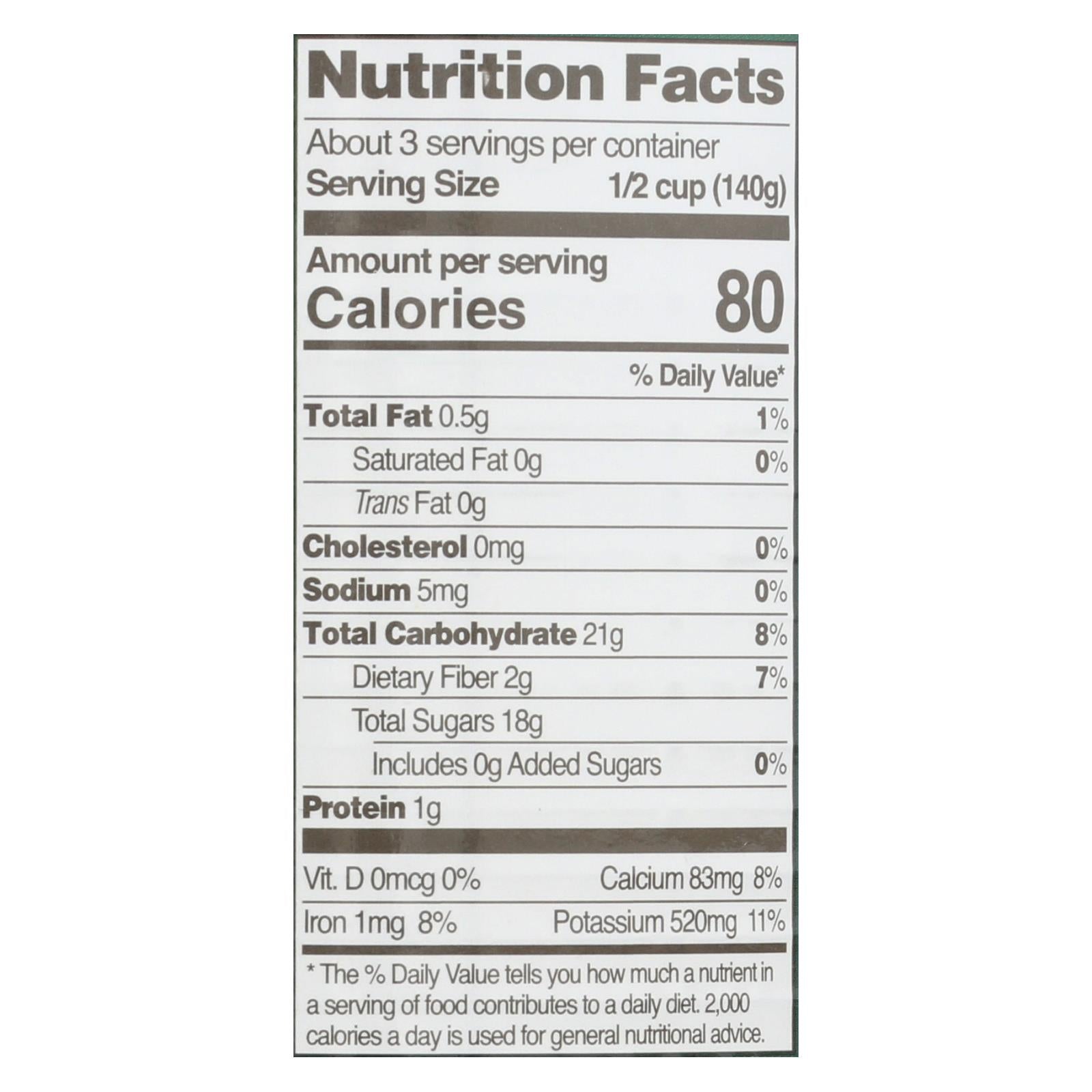 Trozos de mango de bosque nativo en jugo: un refrigerio tropical revitalizante (paquete de 6 - 14 oz)