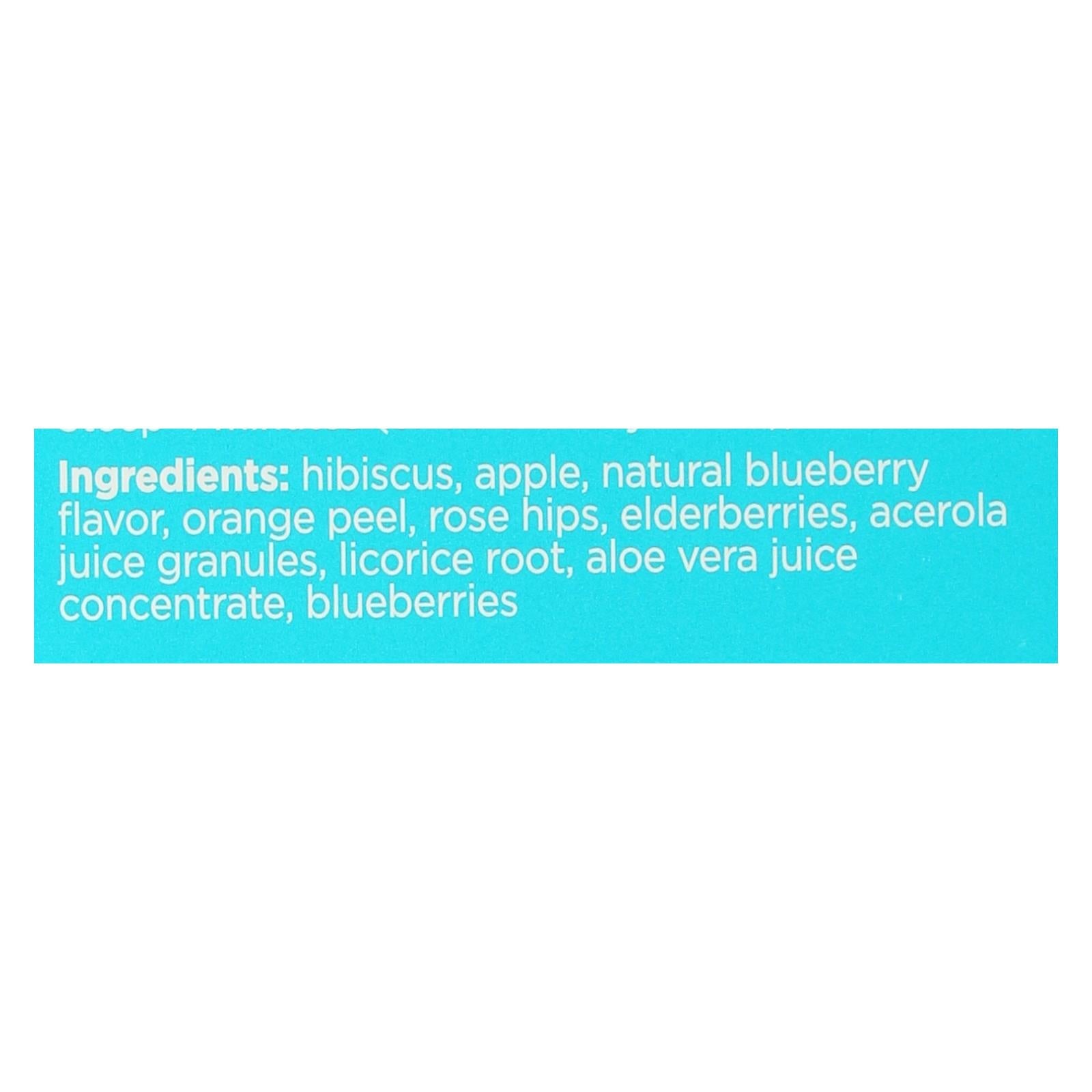 Té de Arándanos y Aloe Bigelow Tea Radiate Beauty (Paquete de 6 - 18 bolsitas)