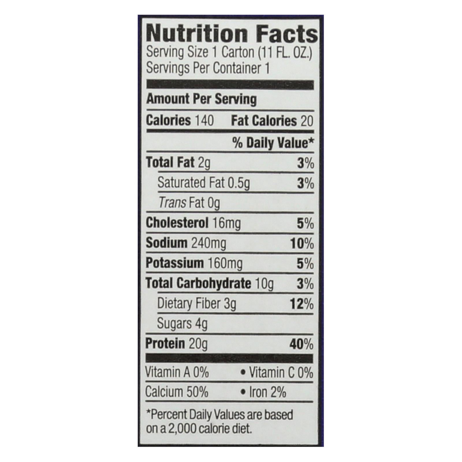 Batidos de proteína orgánica Orgain con sabor a vainilla - 11 onzas líquidas (paquete de 12)