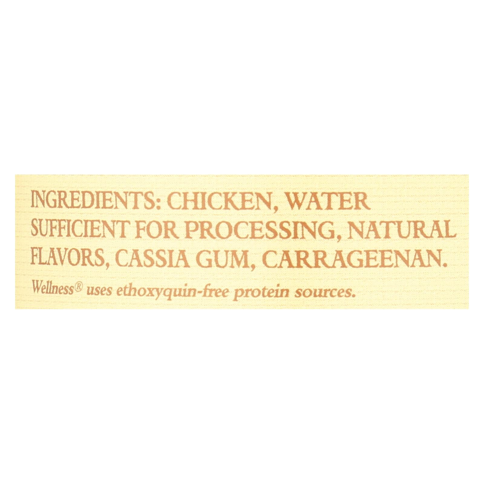 Alimento enlatado para perros Wellness (paquete de 12) - 95 % pollo - 13,2 oz.