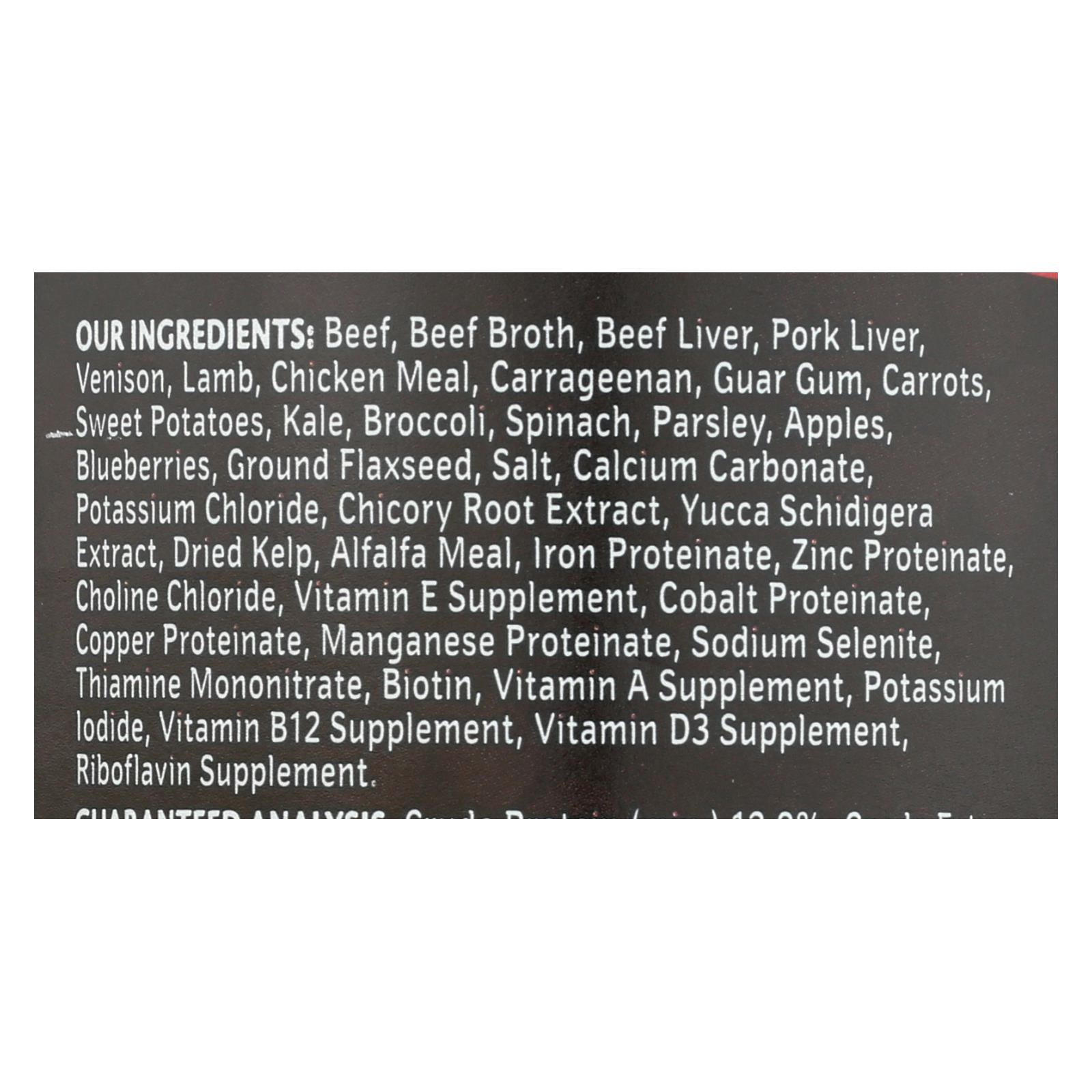 Alimento Wellness Core para perros con carne roja (latas de 355 g)