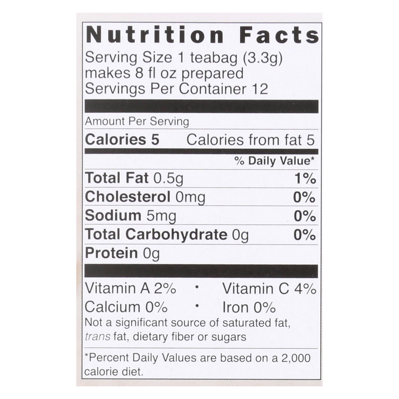 Numi Organic Chocolate Rooibos Herbal Tea (Pack of 6 - 16 Bag)