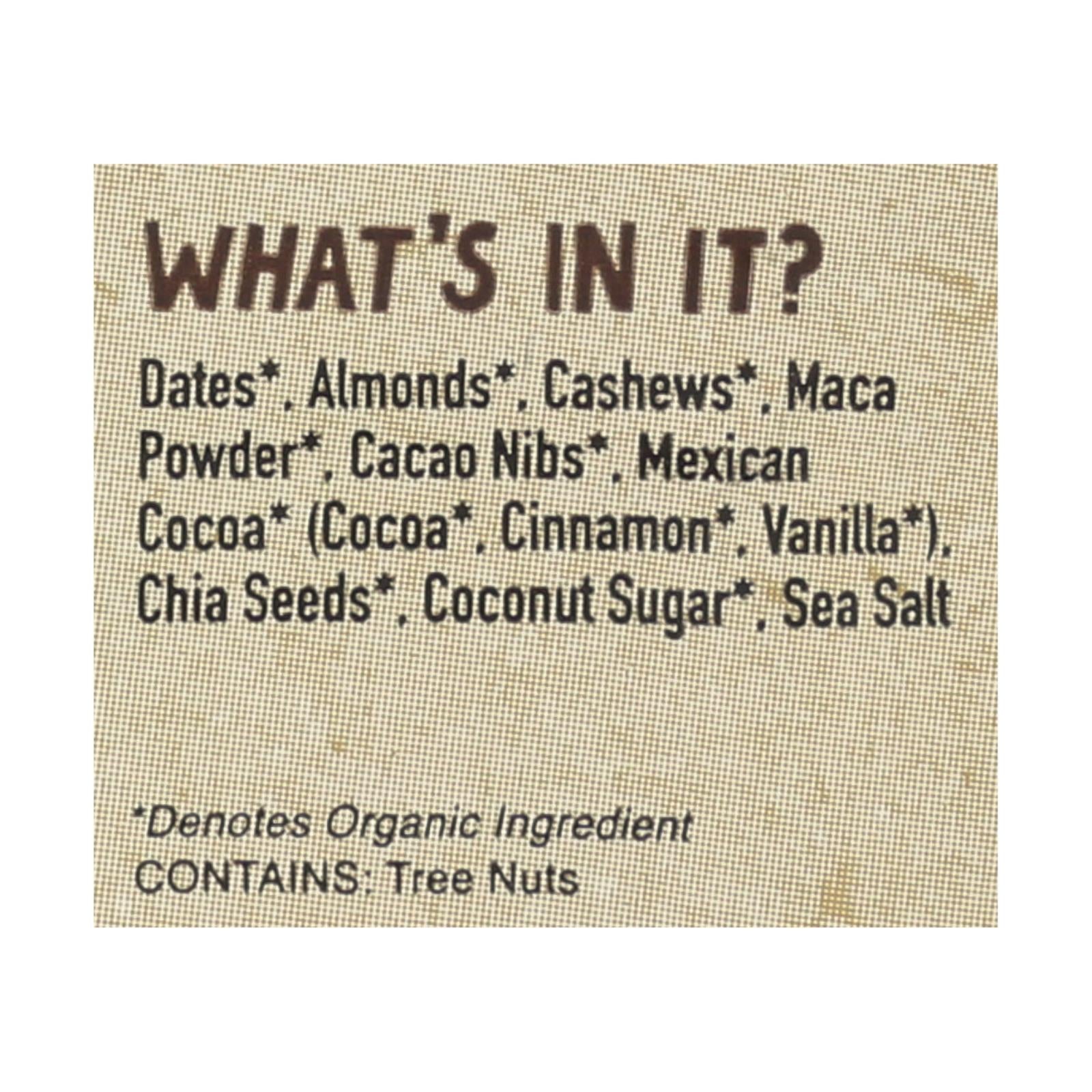 Bearded Brothers - Barra Energética - Mega Maca Chocolate - Caja de 12 - 1.52 Oz.