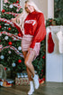 Red Merry Christmas Turtleneck Sweater