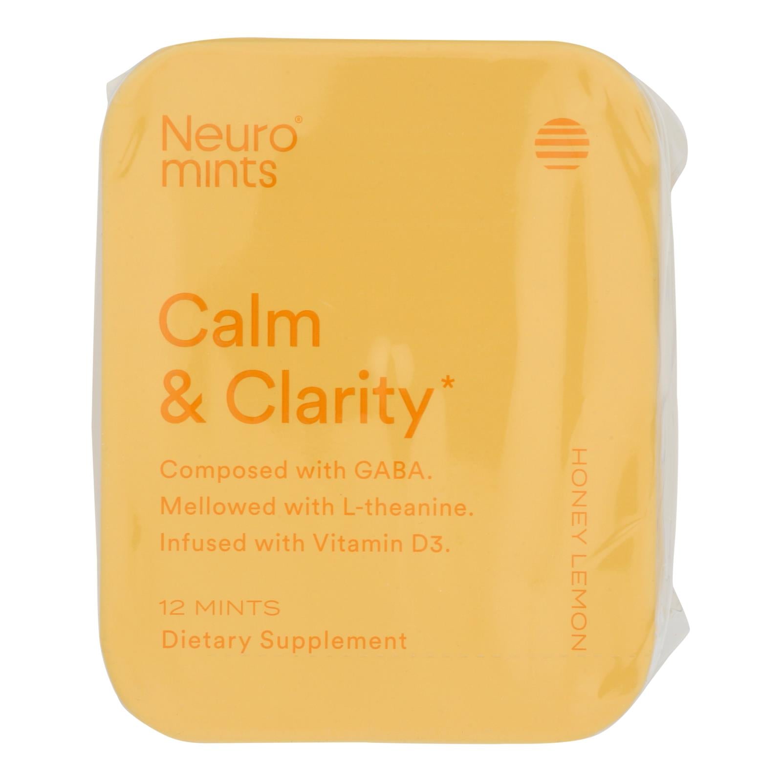 Neuro Calm &amp; Clarity Menta, Miel y Limón, 12 sobres (caja de 12)