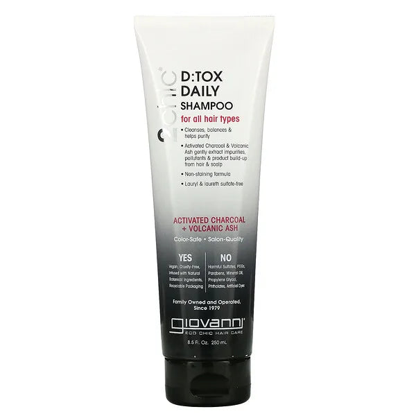 Productos para el cuidado del cabello Giovanni - Champú desintoxicante 2chic - 236 ml