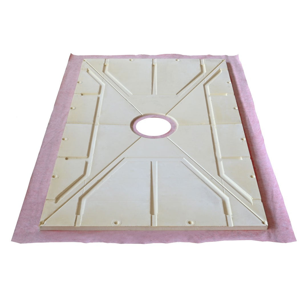 Guru Superkit Square Shower Tray 36" x 60" Center PVC