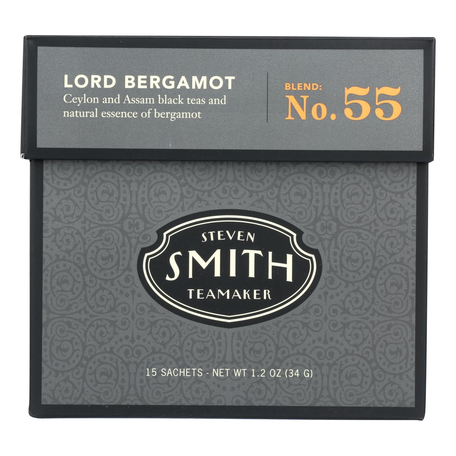 Té negro Smith Teamaker - Lord Bergamot - Caja de 6 - 15 bolsitas