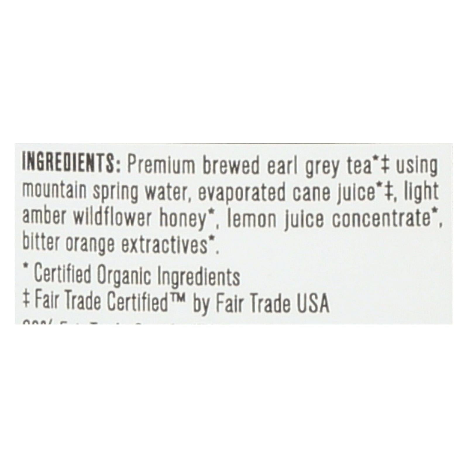 Té suelto Honey Earl Grey de Seven Teas - Caja de 12 - 16 oz