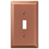 Century Brushed Copper Steel - 1 Toggle Wallplate