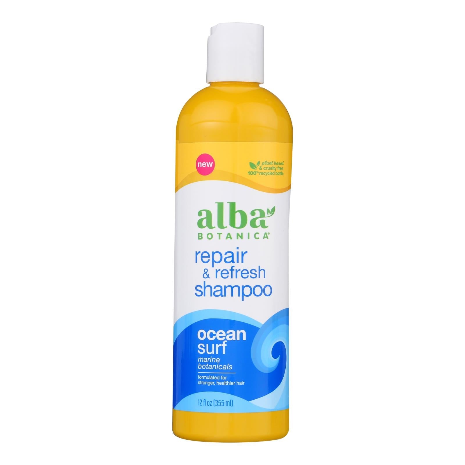 Alba Botanica - Champú Ocean Surf - 1 unidad - 12 onzas líquidas
