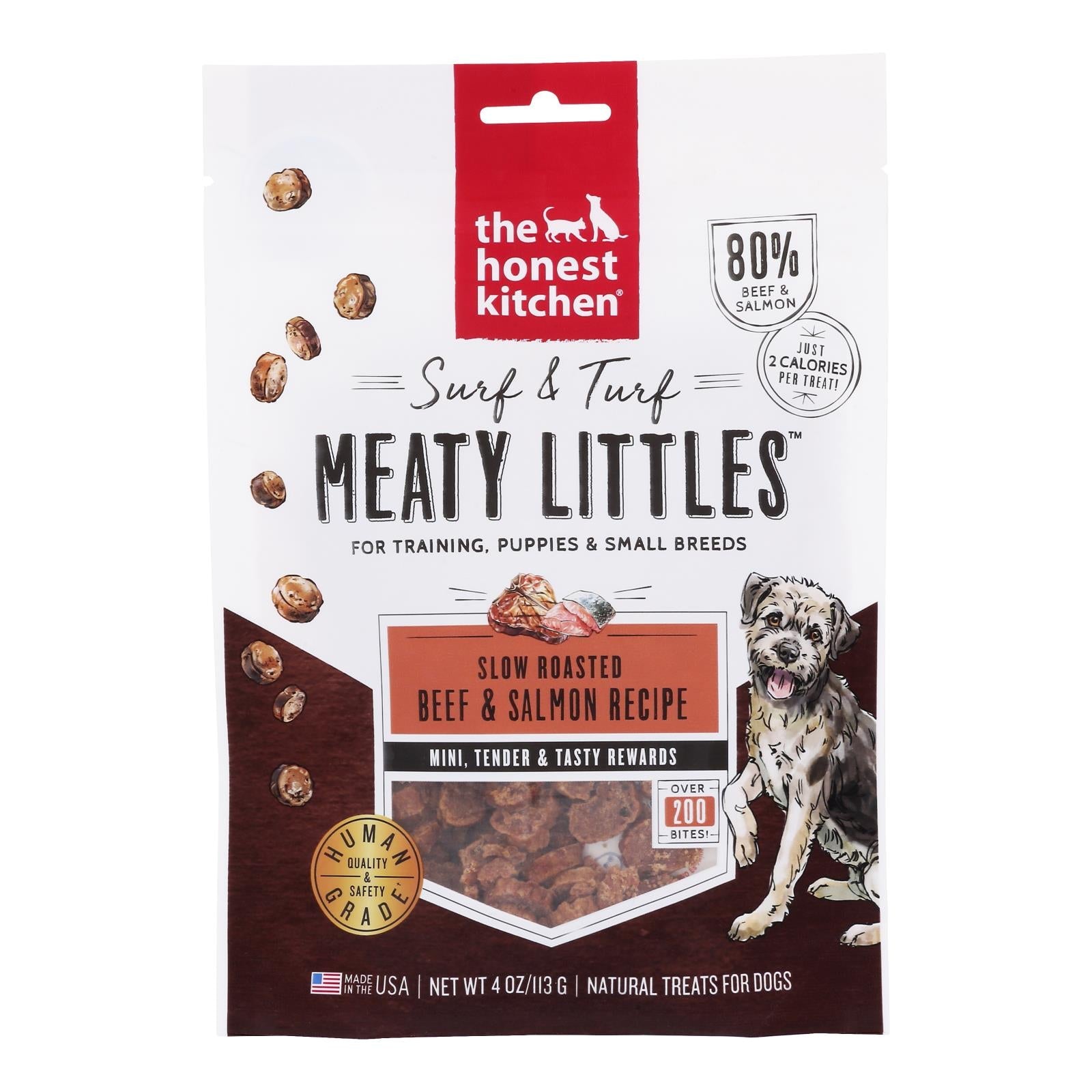 The Honest Kitchen - Salmón Meaty Littles - Caja de 6 (4 oz)