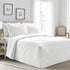 French Country Geo Ruffle Skirt 3 Piece Bedspread Set